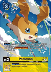 Patamon - P-122 - P (Digimon Adventure 02: The Beginning Set) - Foil